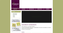 Desktop Screenshot of gaertnerei-friedrichs.de